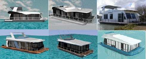 Simple houseboat plans to start building your own houseboats.