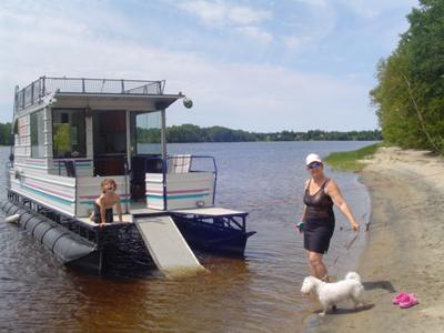 Homemade Pontoon Boat