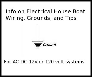 Marine electrical, ground info for houseboats.