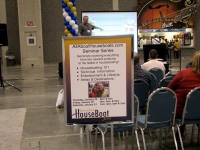 The free IHF NMMA Houseboat Show seminars were great!