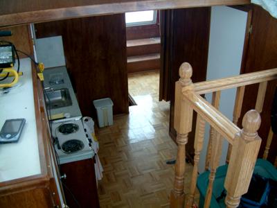 Chris Craft Houseboat inside interior