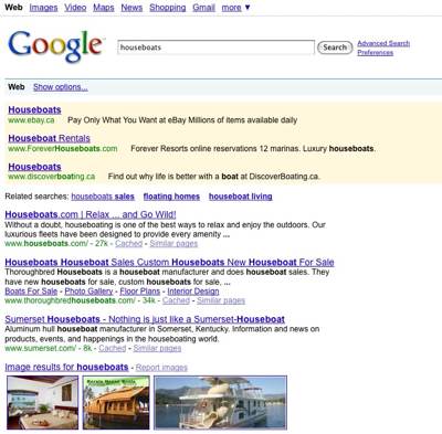 Google Ranking Index for www.all-about-houseboats.com