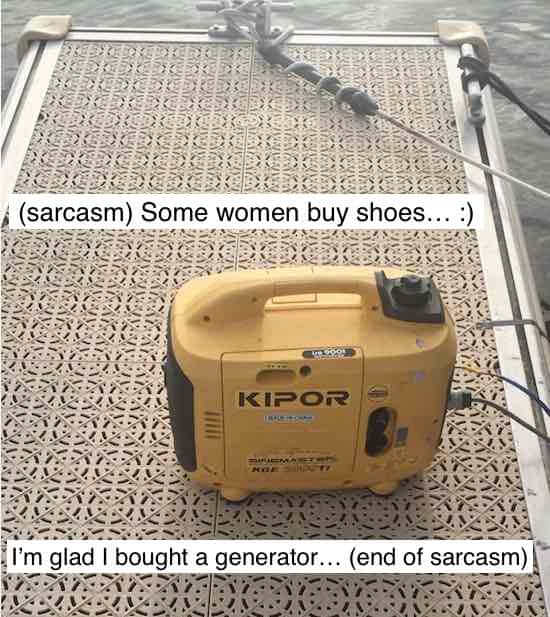 Generator for your houseboat is practical Generator is very useful on houseboats
