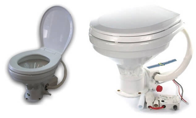 deluxe electric toilet for houseboats