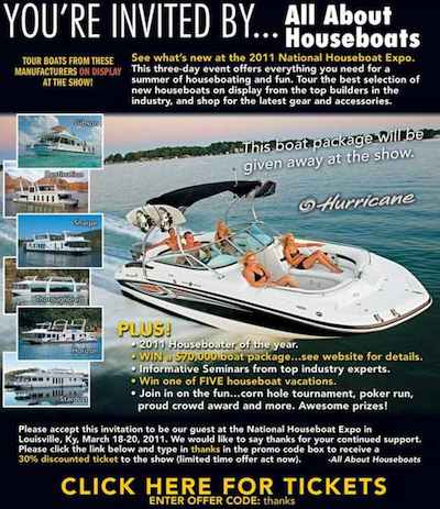 Discount Houseboat Expo Show Tickets