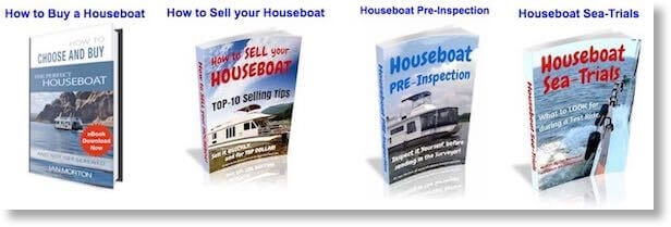 Collection of Boat & Houseboat Books