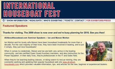 IHF International Houseboat Fest boat show