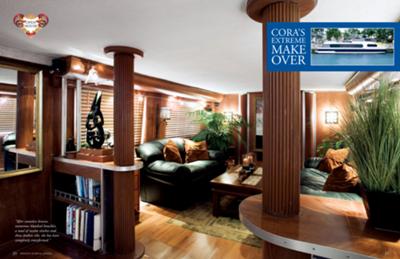 Houseboat Makeovers - the remodelled interior