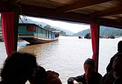 Slow Boat On The Mekong River