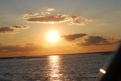 Houseboat Photos - nothing like a Great South Bay sunset 