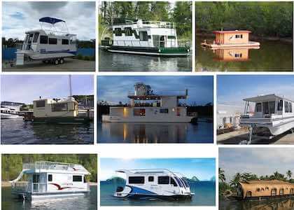  Small Houseboats with starter boats