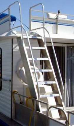 Ladder Steps Houseboat Designs