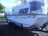 Our 1973, 20 foot, trailerable Solitaire houseboat.