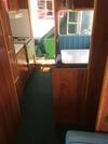The original interior of a Yukon Delta houseboat 