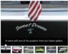 Custom Houseboat Graphics - names, numbers, and decals.