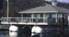 A sample floating clubhouse houseboat.