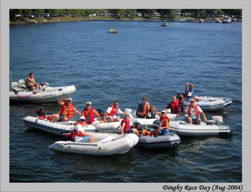 Dinghy Race Day, my favorite, IAN...