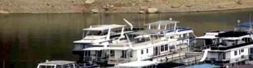 New houseboat marina dock slips