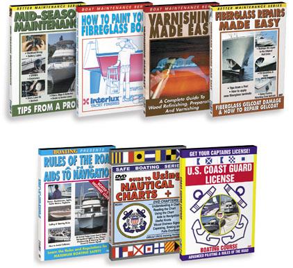 Boating Boaters Maintenance Repair Houseboat Video DVD