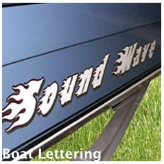 House Boat Lettering and Numbers