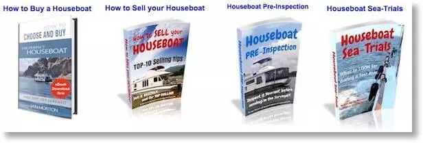 Collection of Boat & Houseboat Books