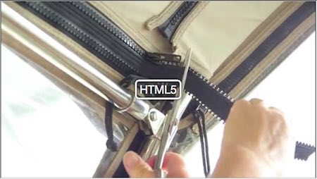 Video on Houseboat Canvas & Zipper Repairs Video on Houseboat Canvas & Zipper Repairs