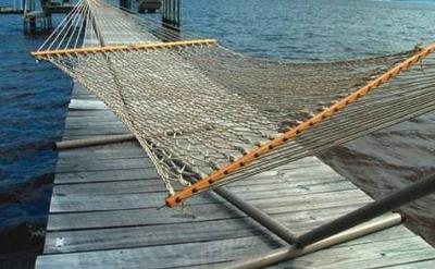 Houseboat Hammocks - great to relax on house boats.