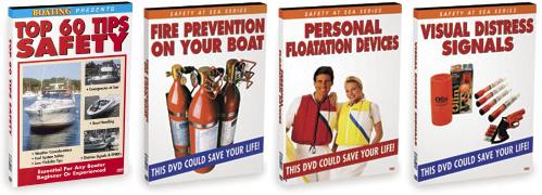 Houseboat Safety Distress PFD Fire Video DVD