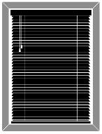 Typical Window Shades Blinds found on Houseboats.