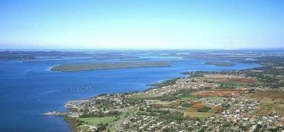 Houseboating in Redland Bay, Queensland, Australia