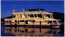 No ocean travel for full hull barge style houseboats