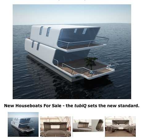Future Modern Houseboats-the styles are ready now