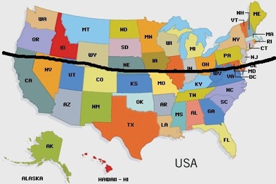 The lower USA States are best for Houseboat Living.